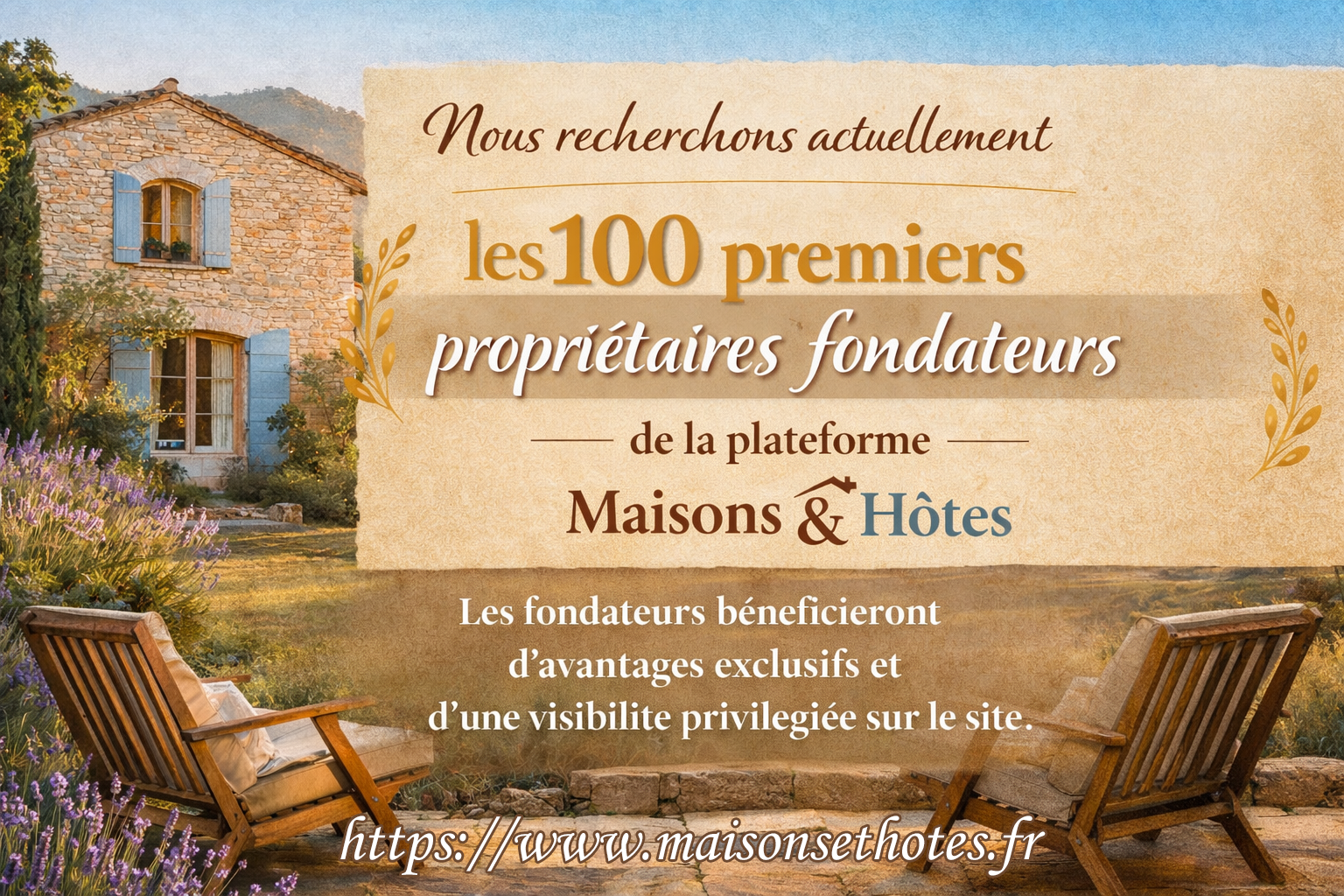 Maisons & Hôtes – Propriétaires fondateurs