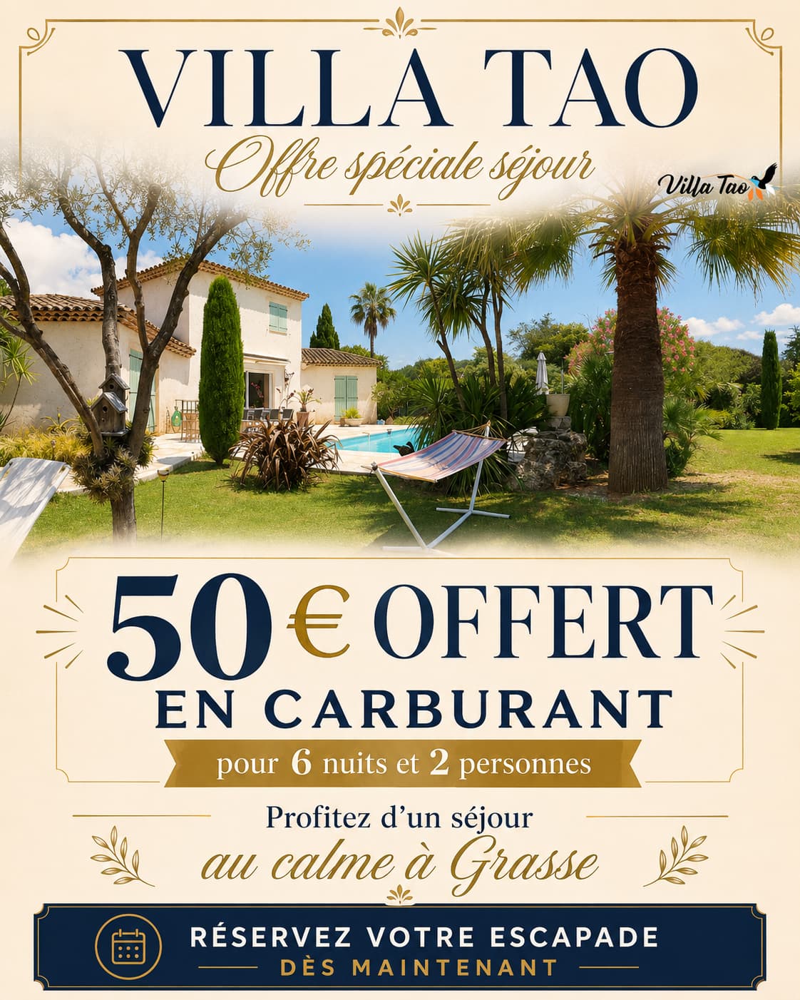 Piscine de la Villa Tao
